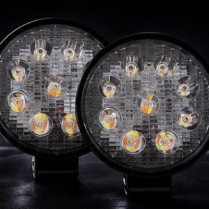 Exploradora Redonda 9 LED Luz Blanca