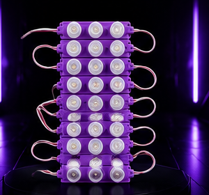 Modulo 3 LEDs Luz Morada
